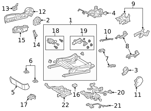 Power Seats for 2020 Lexus ES300h #1