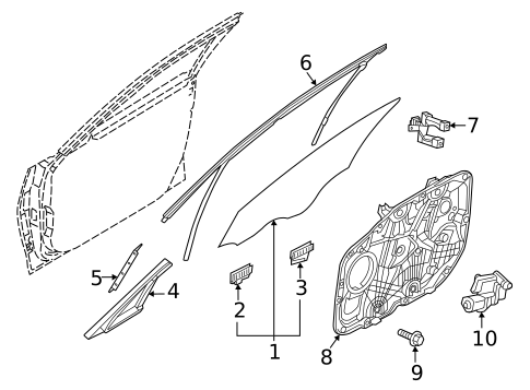 Front Door for 2023 Genesis G80 #1