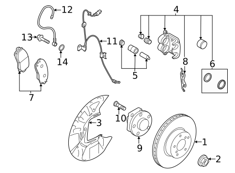 Anti-Lock Brakes for 2023 Subaru Ascent #1