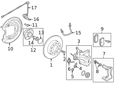 Rear Brakes for 2019 Volkswagen Beetle #0
