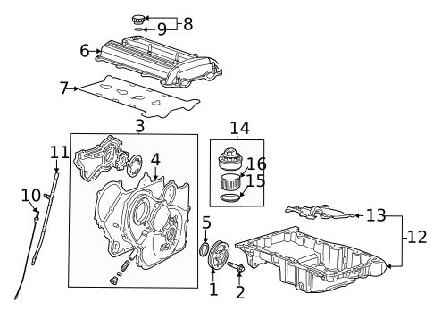 Gaskets & Sealing Systems for 2002 Saturn Vue #0