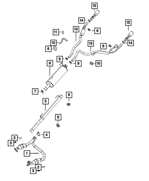 Exhaust System for 2020 Ram 1500 Classic #0