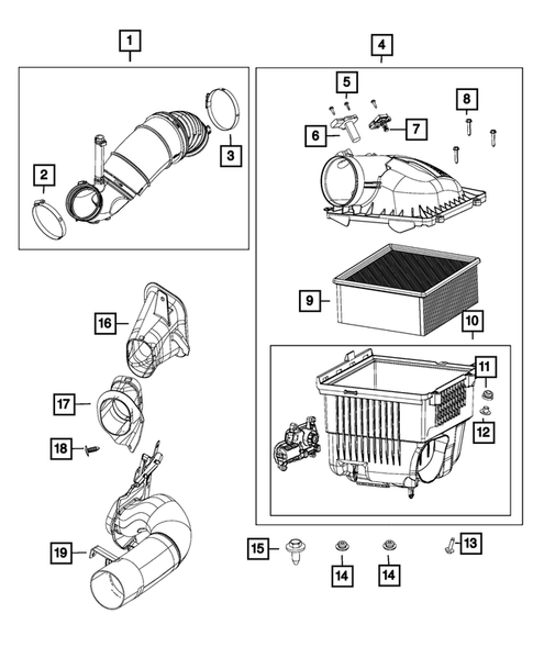 Air Cleaner for 2013 Ram 2500 #0