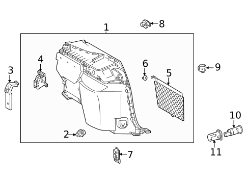 Interior Trim - Quarter Panels for 2024 Lexus NX350h #4