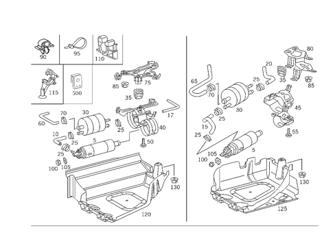 Fuel Pump Package for 2006 Mercedes-Benz S 55 AMG® #0