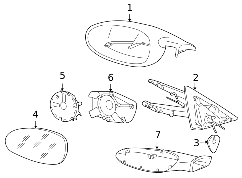 Mirrors for 2006 Porsche Cayman #0