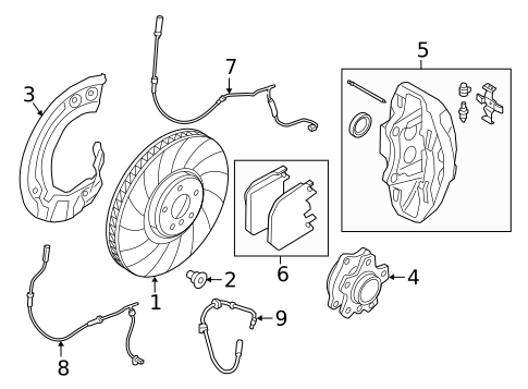 Front Brakes for 2021 BMW M850i xDrive Gran Coupe #1