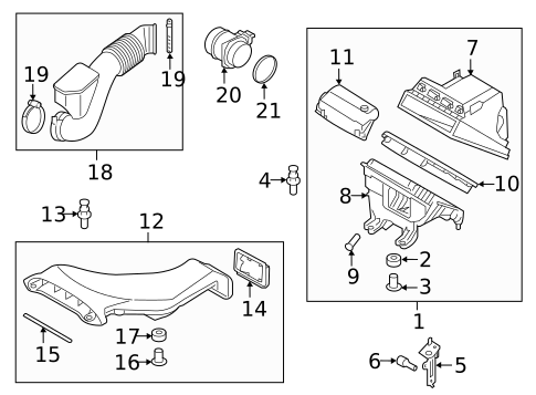 Air Intake for 2018 Kia Optima #0