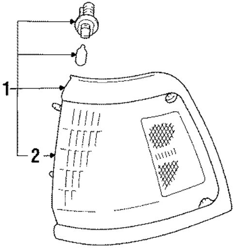 Clearance & Park Lamps for 1995 Toyota Pickup #0