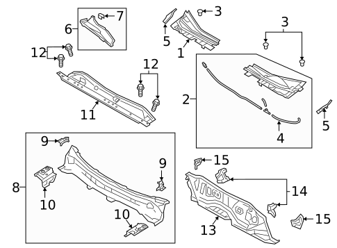 Cowl for 2024 Mazda 3 #0