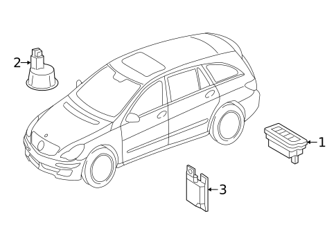 Liftgate for 2011 Mercedes-Benz R 350 #1