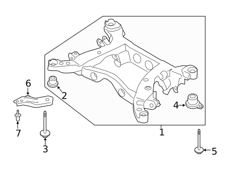 Suspension Mounting for 2025 Lincoln Corsair #1