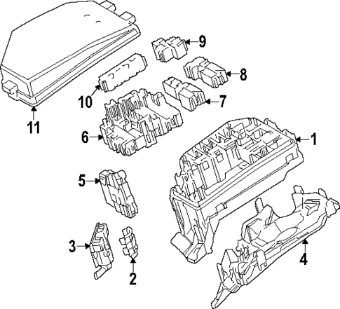 Fuse & Relay for 2023 Toyota Corolla Cross #0