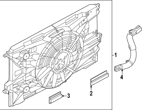 Condenser, Compressor & Lines for 2023 Nissan ARIYA #5