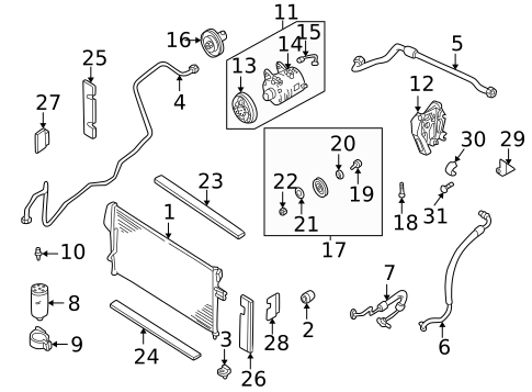 Hoses & Pipes for 2000 Nissan Frontier #0