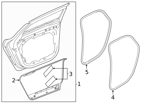Door & Components for 2025 Volvo S60 #1