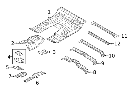 Floor - Cab for 2022 Ford F-450 Super Duty #0