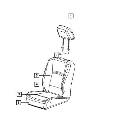 Front Seats - First Row for 2021 Ram 3500 #9