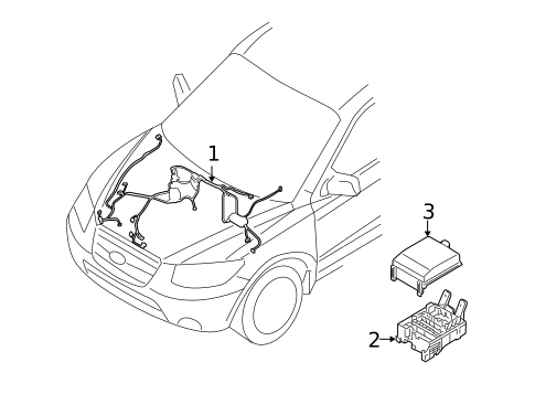 Electrical Components for 2012 Hyundai Tucson #1