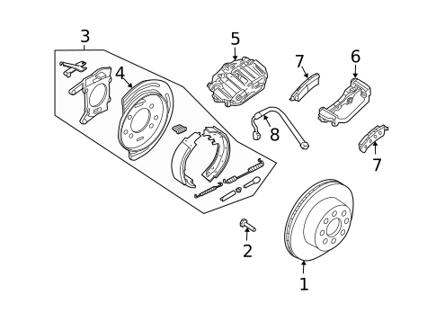 Brake Hydraulics for 2003 Hummer H2 #1