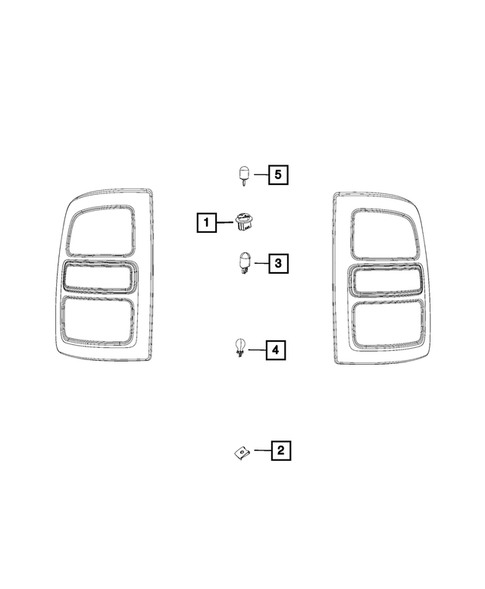 Lamps, Interior and Exterior for 2021 Ram 3500 #8