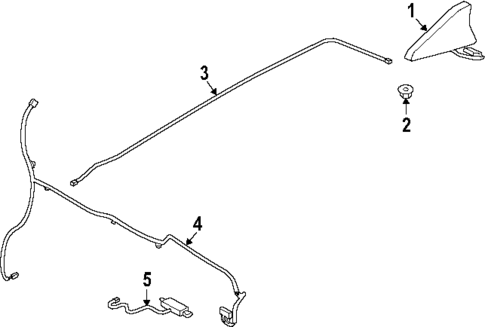 Antenna & Radio for 2024 Hyundai Santa Fe #1
