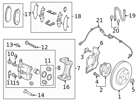 Front Brakes for 2014 Mazda CX-5 #0