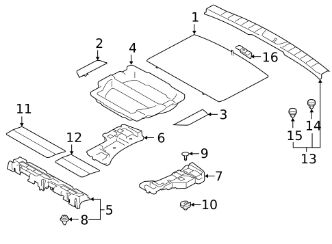 Interior Trim - Rear Body for 2022 Subaru Forester #1