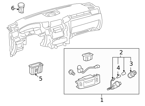 Headlamp Components for 2008 Lexus LX570 #1