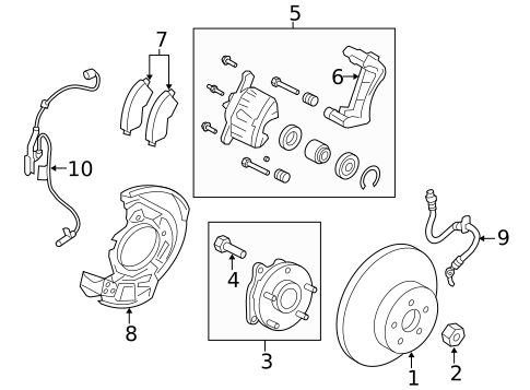 Front Brakes for 2024 Toyota RAV4 Prime #0