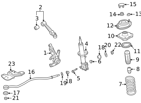 Suspension Components for 2004 Kia Rio #0