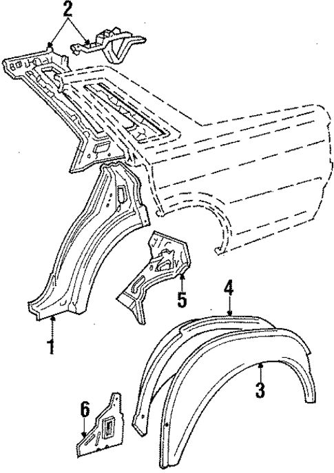 Inner Components for 1986 Toyota Cressida #0