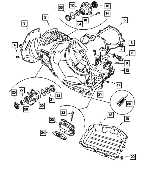 Case and Extension for 2005 Dodge Caravan #0