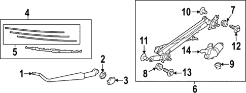 Wiper & Washer Components for 2022 Subaru BRZ #1