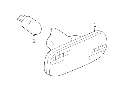 Bulbs - Chassis for 2000 Audi TT #2