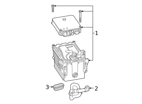 Battery for 2020 Mercedes-Benz E450 #1