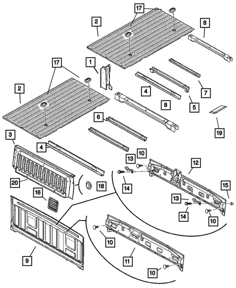 Floor Pans for 2005 Dodge Ram 1500 #0