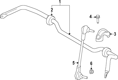 Stabilizer Bar & Components for 2020 Mini Cooper #1