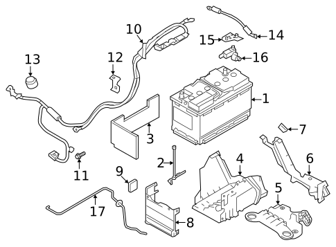 Battery for 2021 Jaguar E-Pace #0