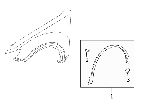 Exterior Trim - Fender for 2004 INFINITI FX35 #0