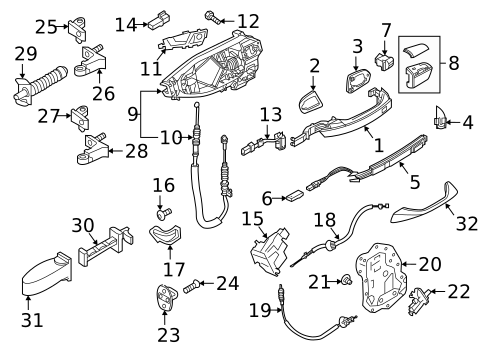 Front Door for 2024 Audi A8 Quattro #4