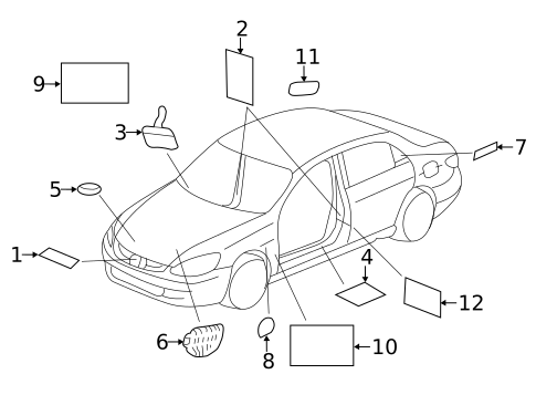 Labels for 2014 Honda Accord #0