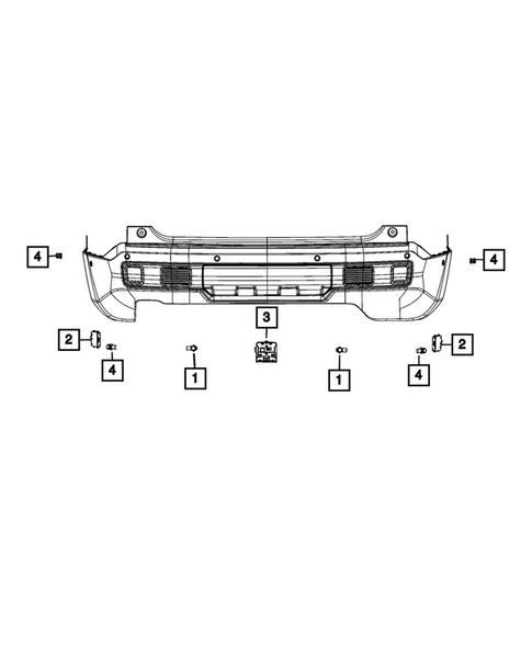 Rear Bumper and Fascia for 2026 Jeep Cherokee #1