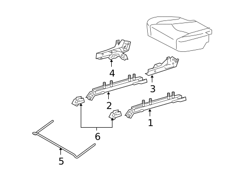 Tracks & Components for 2006 Toyota Highlander #2