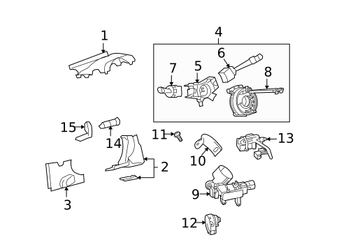 Switches, Solenoids & Actuators for 2009 Pontiac Torrent #0