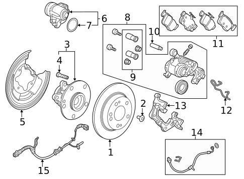 Brake Components for 2018 Honda Civic #2