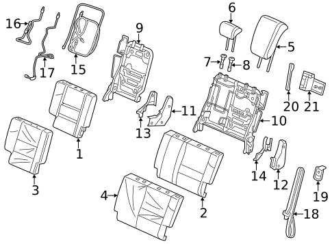 Third Row Seats for 2017 Honda Odyssey #0