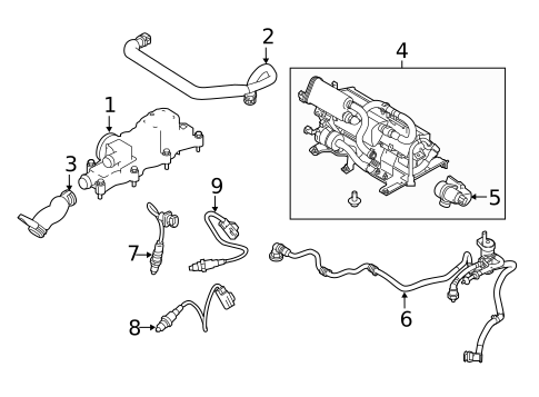 Emission Components for 2020 Jaguar F-Type #0