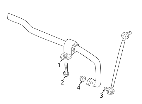 Stabilizer Bar & Components for 2019 Volkswagen Beetle #3