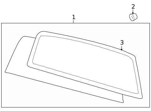 Glass & Hardware - Back for 2014 Ford F-150 #1